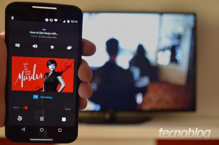 Duplicación de contenido en Chromecast (Imagen: Jean Prado / Tecnoblog)