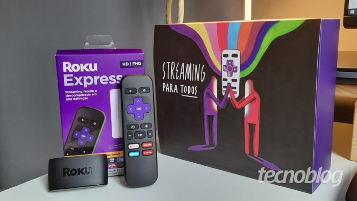 Roku Express (Imagen: Darlan Helder / Tecnoblog)