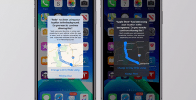 Coleta da localização por apps no iOS (Imagem: Divulgação/Apple)