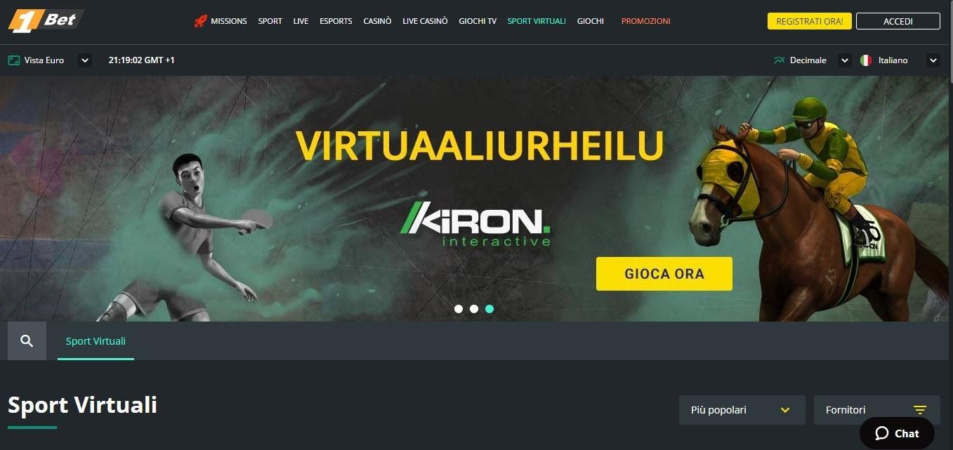 1bet apuestas deportivas virtuales